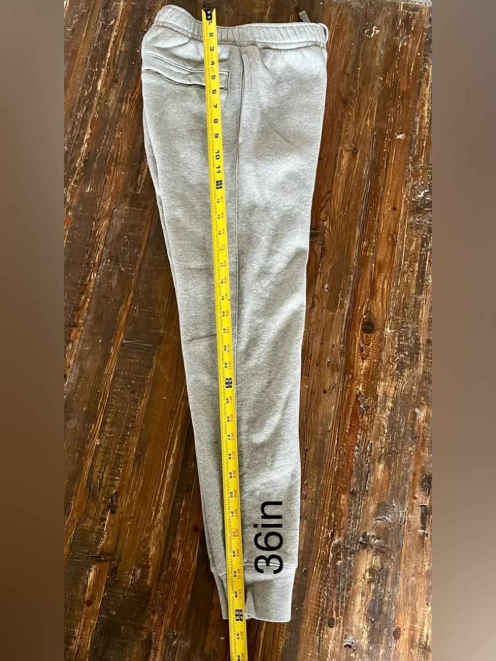 Nike Gray Fleece Joggers with White Swoosh Sz XXS EUC - Picture 8 of 10